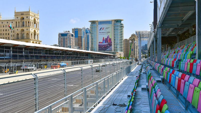 Трибуны Baku City Circuit