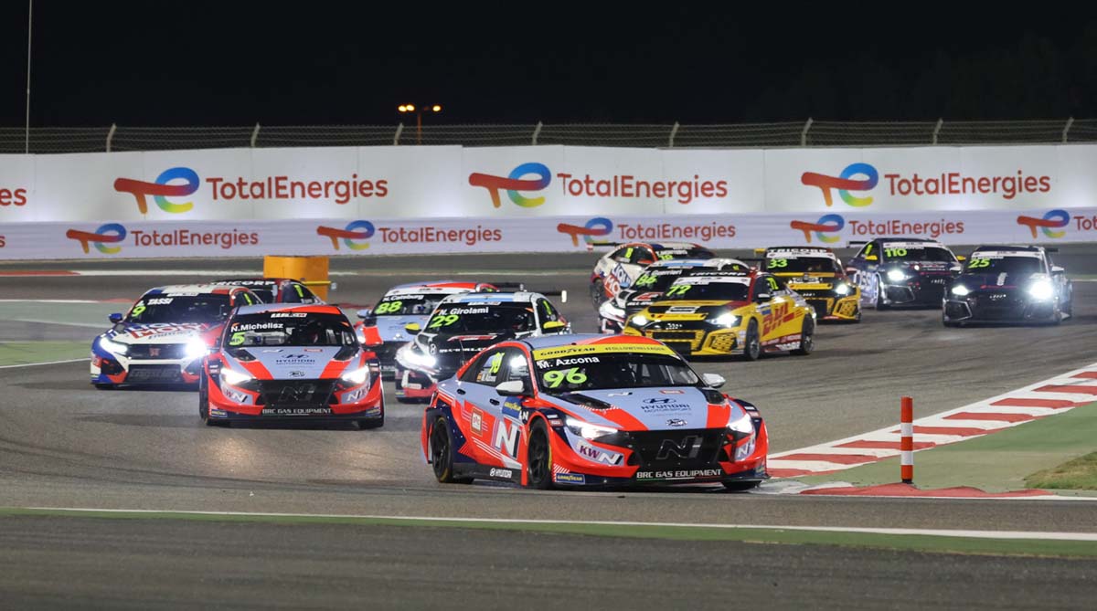 WTCR race (World Touring Car Cup) at Jeddah Corniche Circuit (JCC)