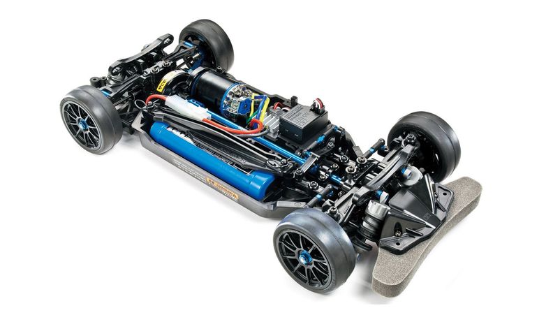 Tamiya develops the first chassis and components for the RC Drift