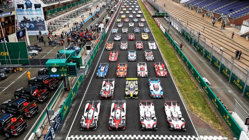 Стартовая решетка на 24 Hours of Le Mans