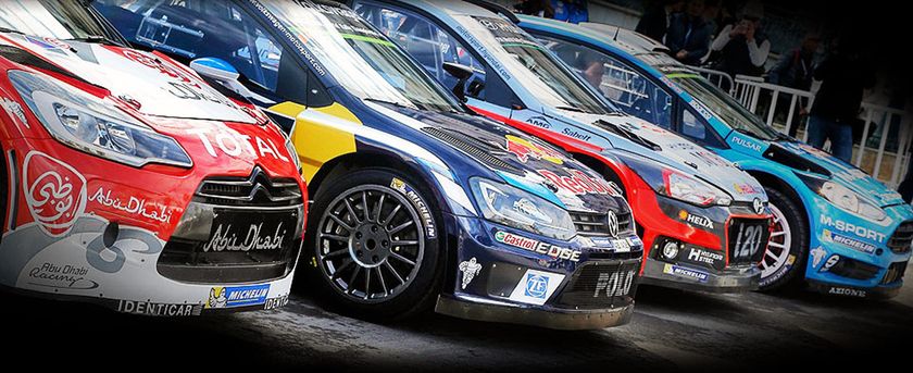 FIA WRC Rally cars
