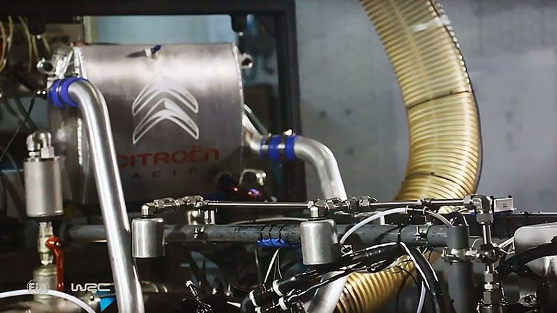WRC Citroen engine