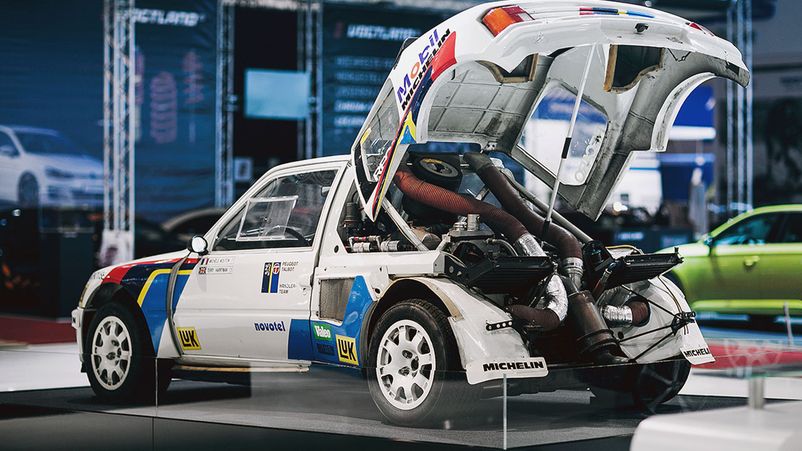 WRC 500-horsepower Peugeot 205 T16