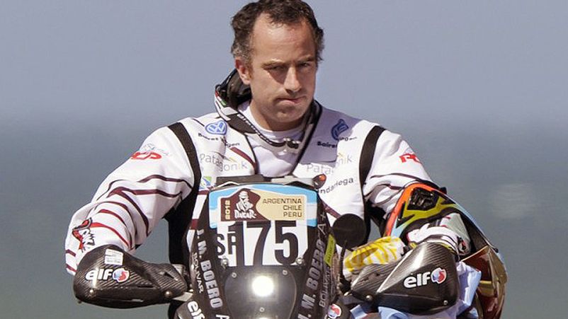 Мотоциклист Хорхе Боеро