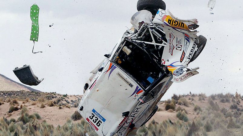 Авария на Dakar Rally