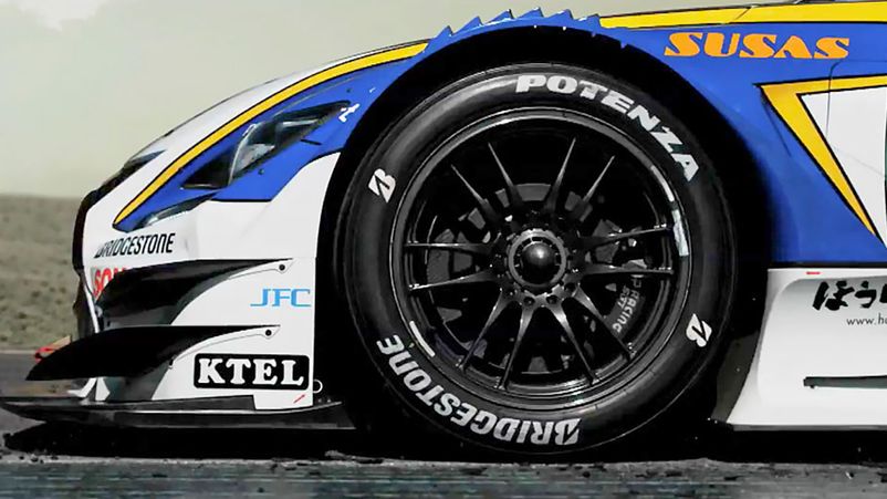 Super GT Bridgestone Potenza tyres