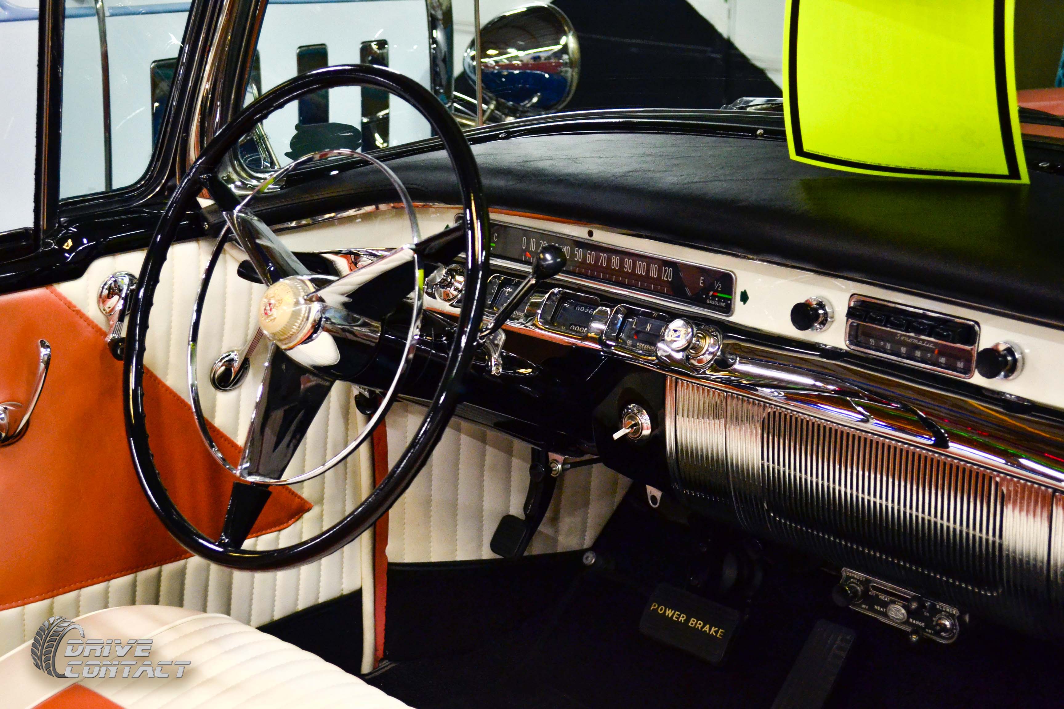 Old car interior - Volo Auto Museum