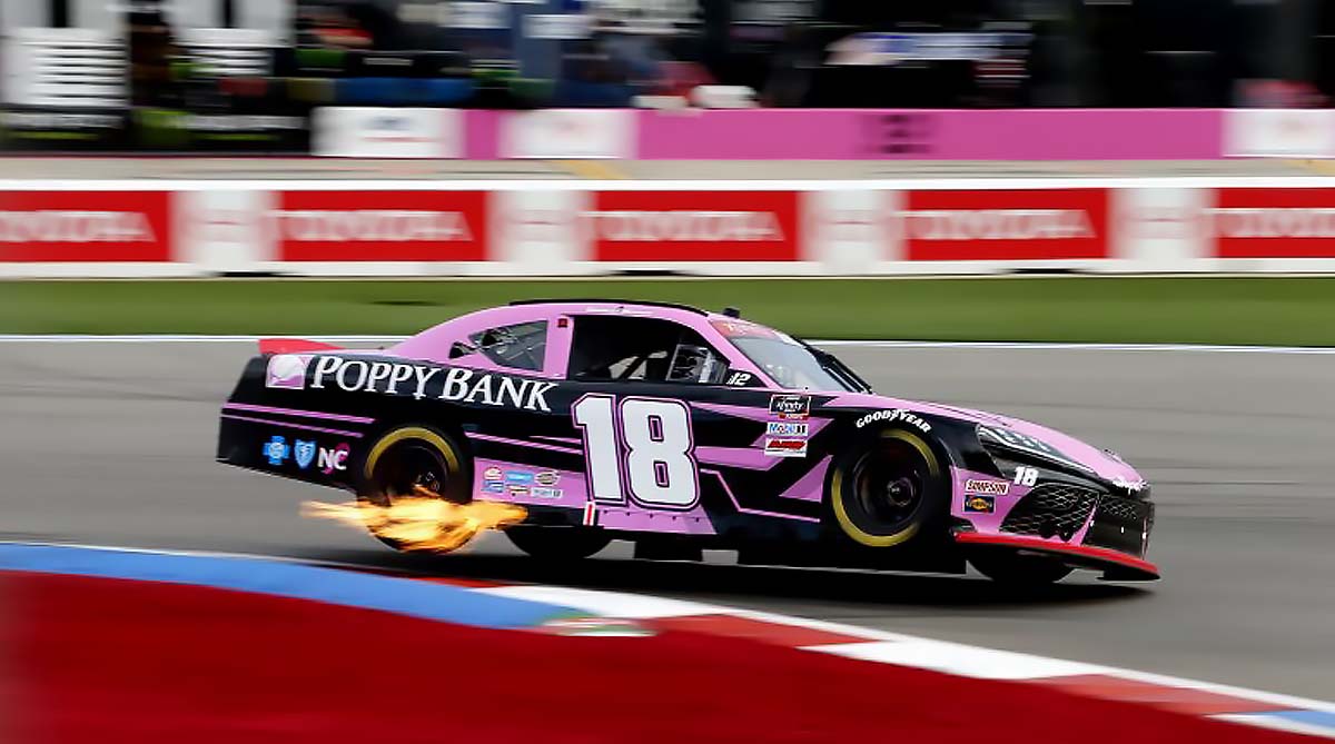 Poppy Bank Nascar car