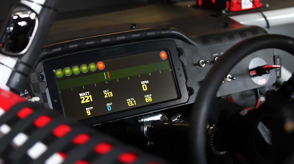 Electronics and Sensors of Next Gen NASCAR cars