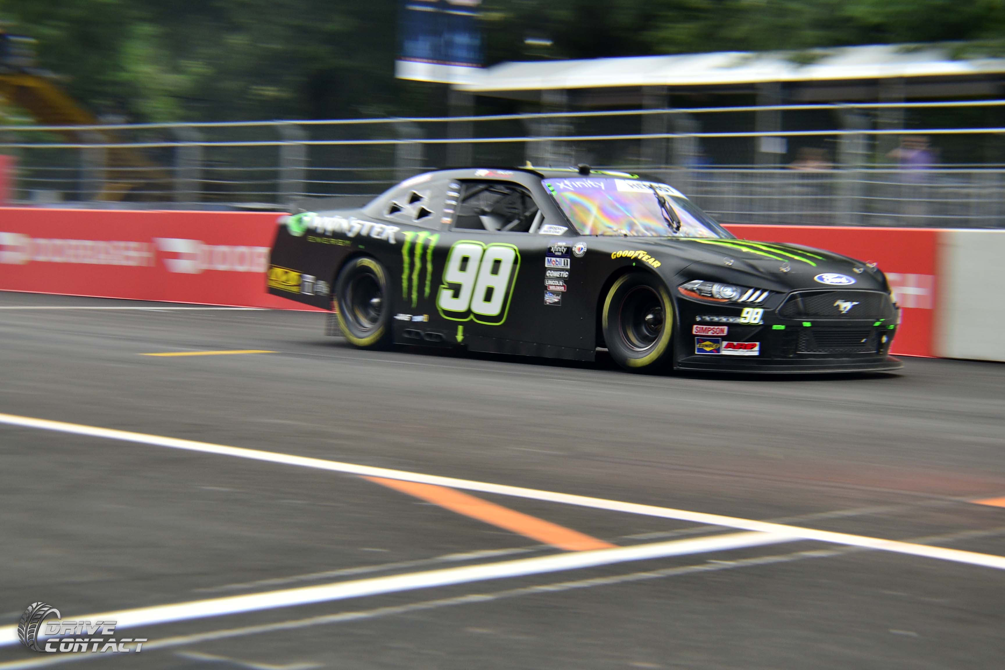 Riley Herbst will drive the No. 98 Monster Energy Ford