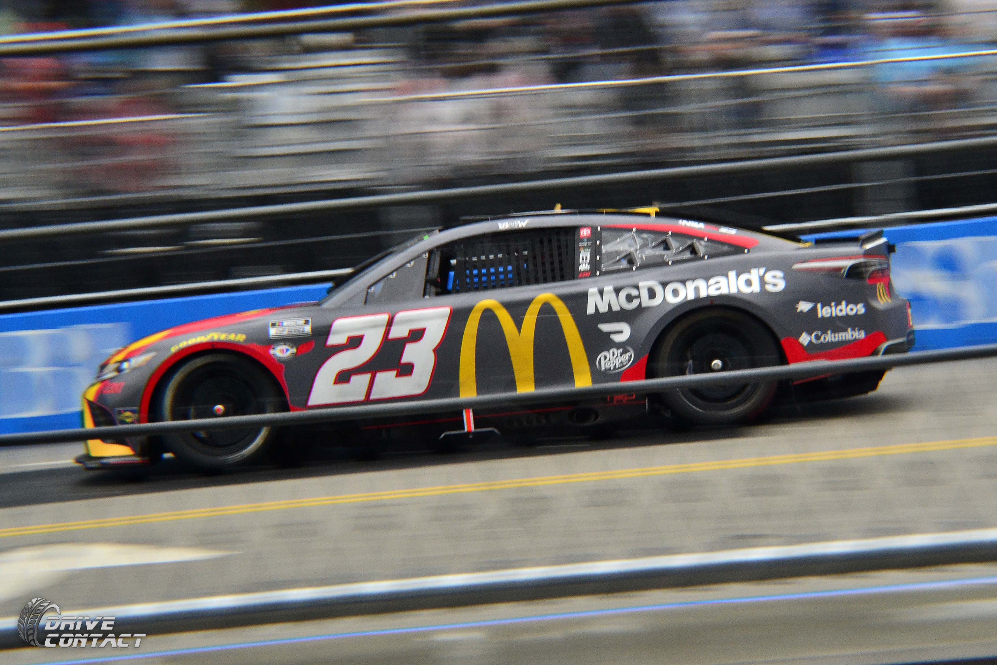 Bubba Wallace will drive the No. 23 McDonald's Toyota