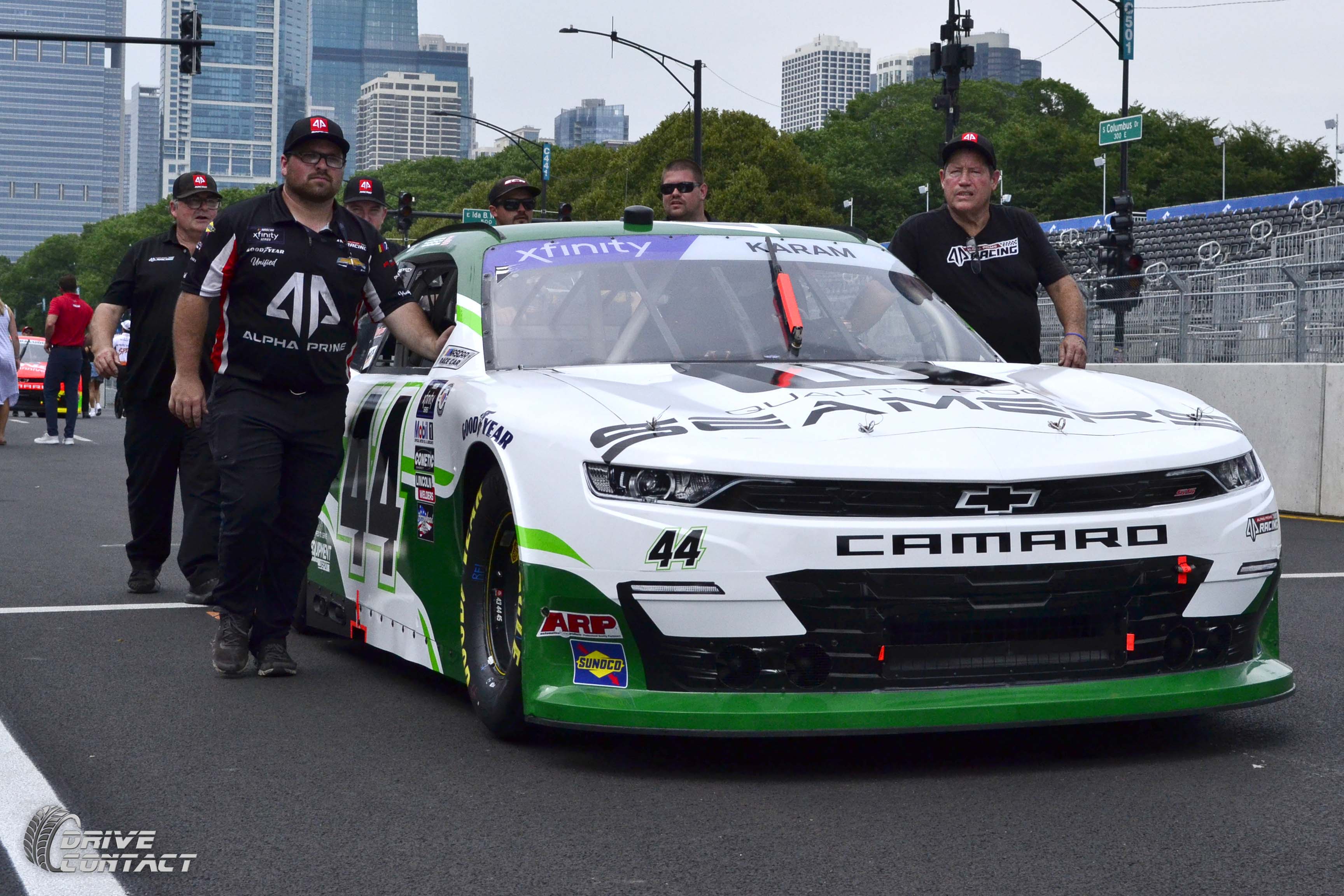 Sage Karam will drive the No. 44 Green Lime Automotive Chevrolet