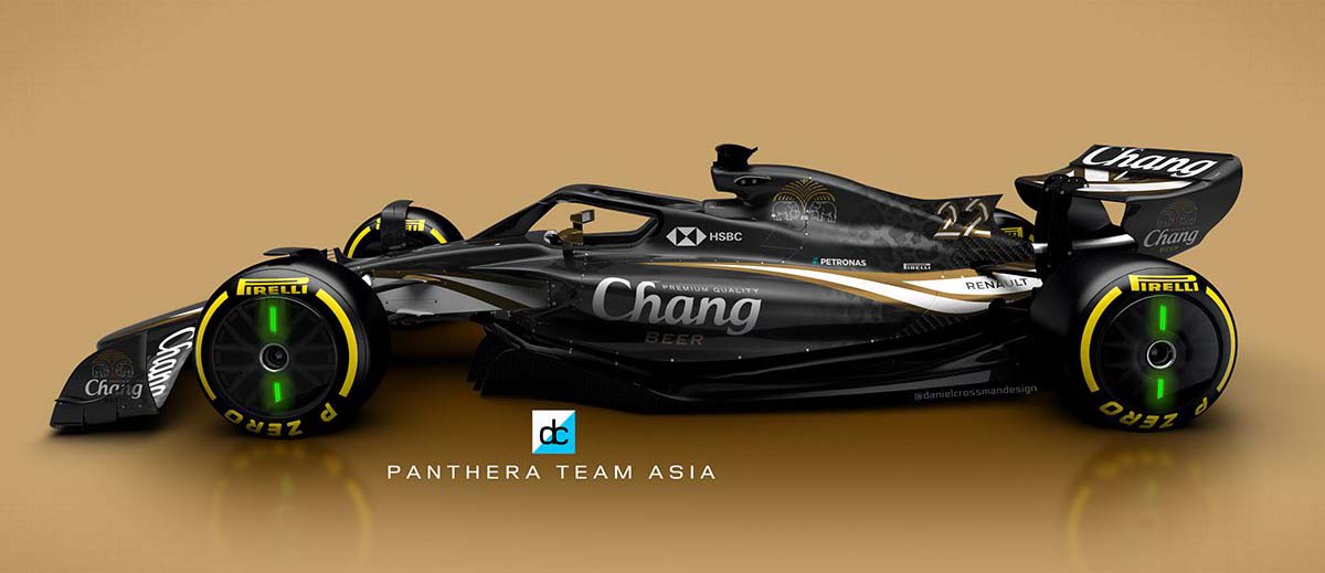 The Panthera Team Asia F1 car