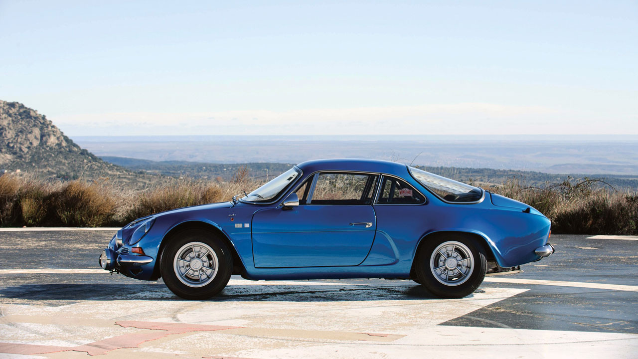 Синяя Alpine A110 1600S - 1972