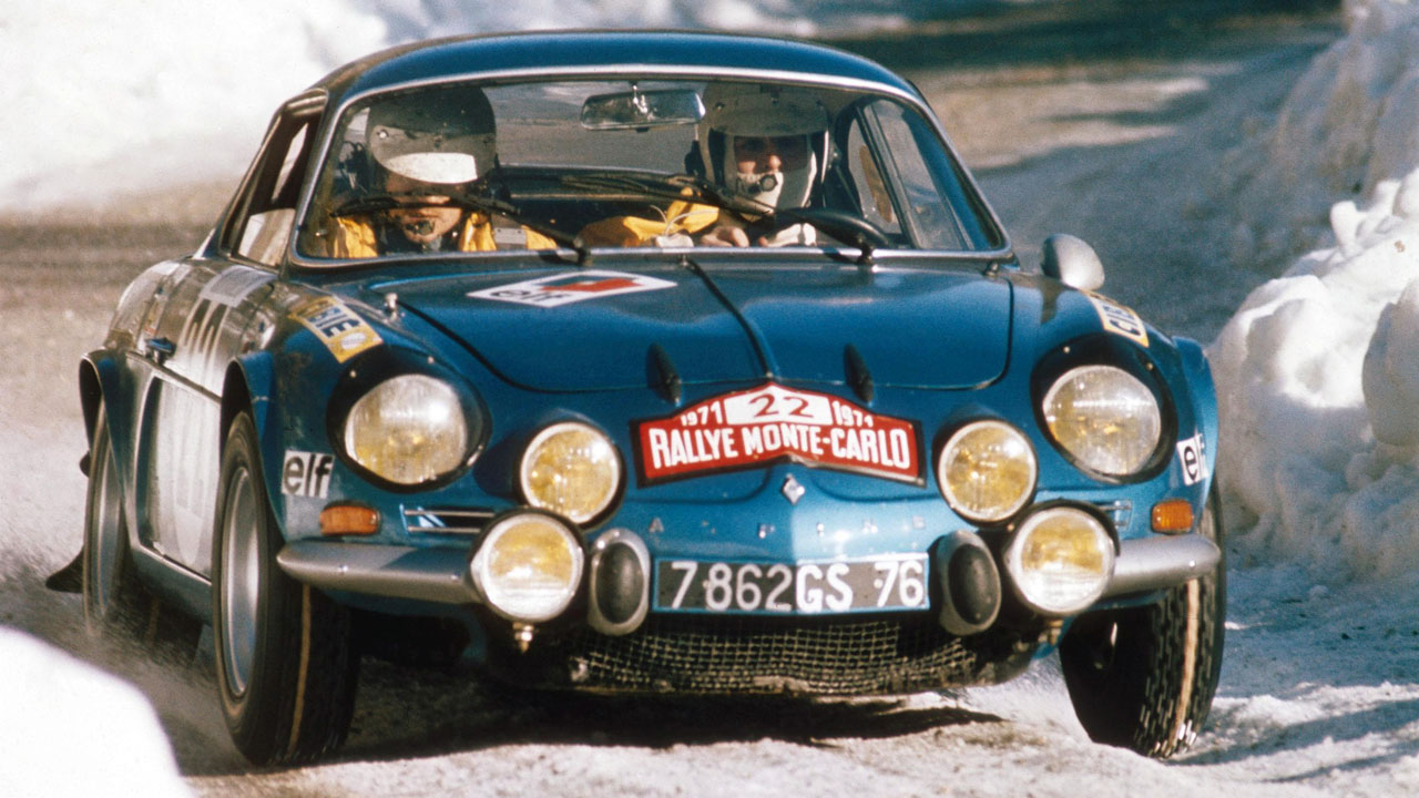 Раллийный Alpine A110 1600S - 1972 в Монте-Карло
