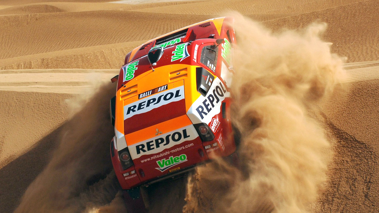 Pajero Evolution Dakar Rally Raid - 2003 в пустыне 