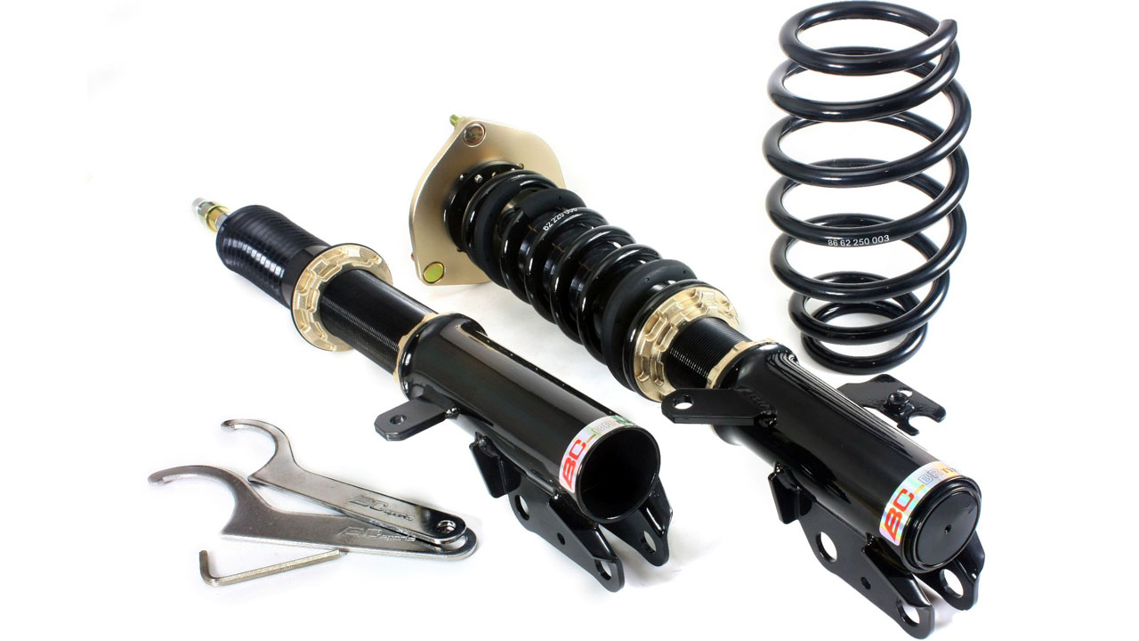 Racing coilover shock absorber