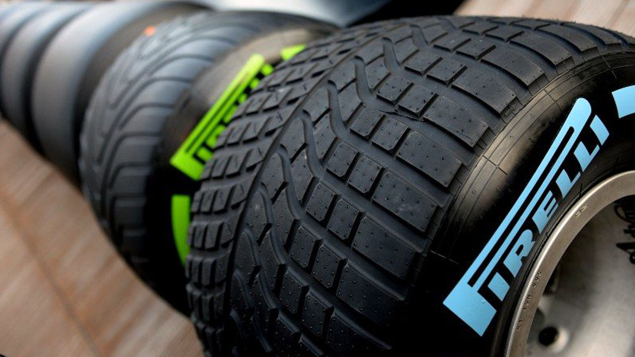 Pirelli F1 rain tires