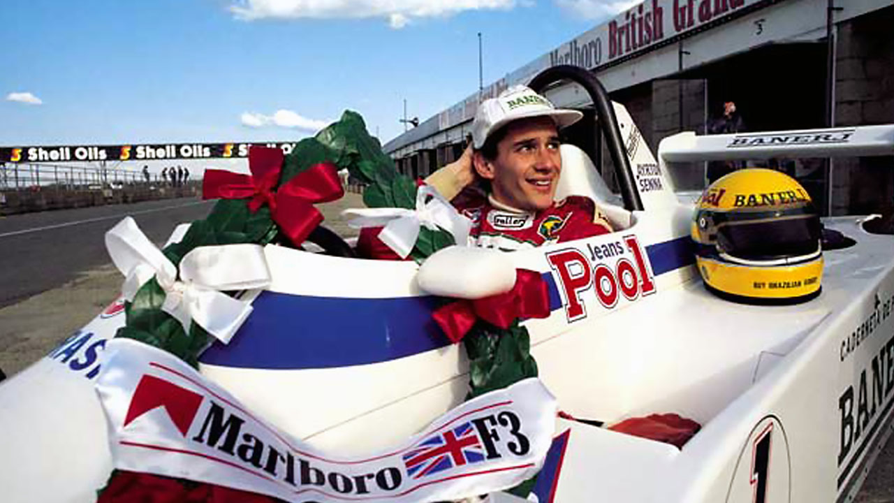 Сенна выиграл Гран-При на WSR85 - 1983 (West Surrey Racing)